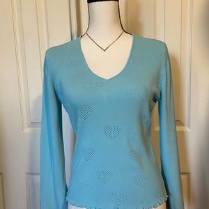 Long sleeve knit top